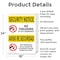 Signmission No Firearms By City Bilingual OSHA Security Notice Sign, Aluminum, 18in W x 24in L, 2PK OS-2PACK-SN-A-1824-L-11603 - alternate 7